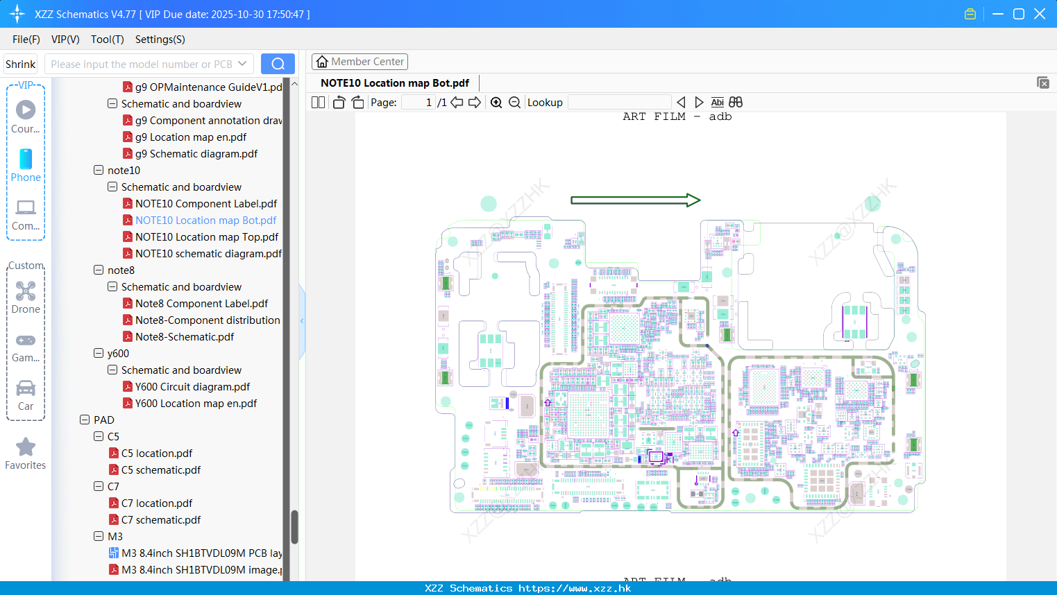 Huawei NOTE10 Location Map Bot